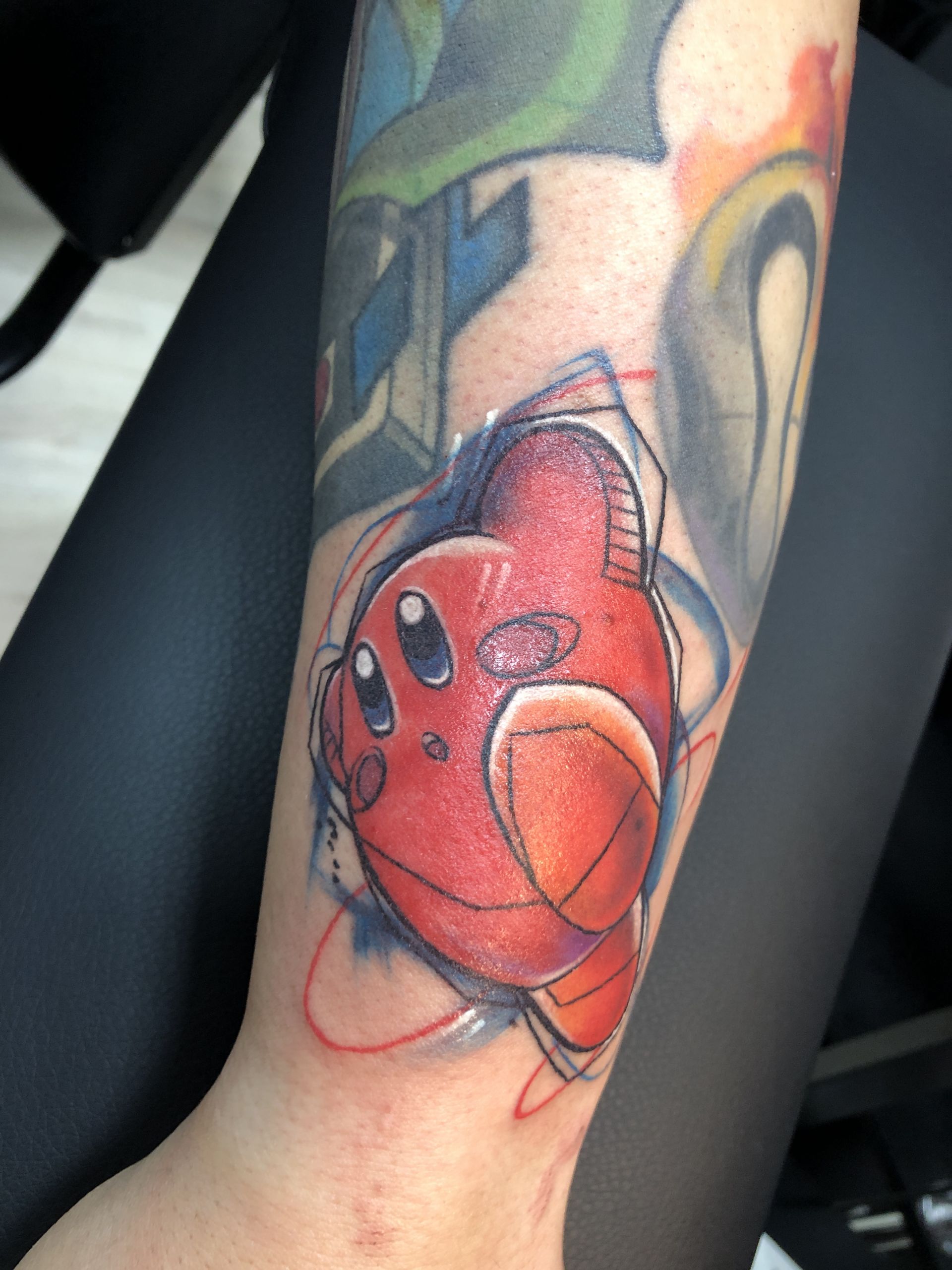 nintendo kirby tattoo