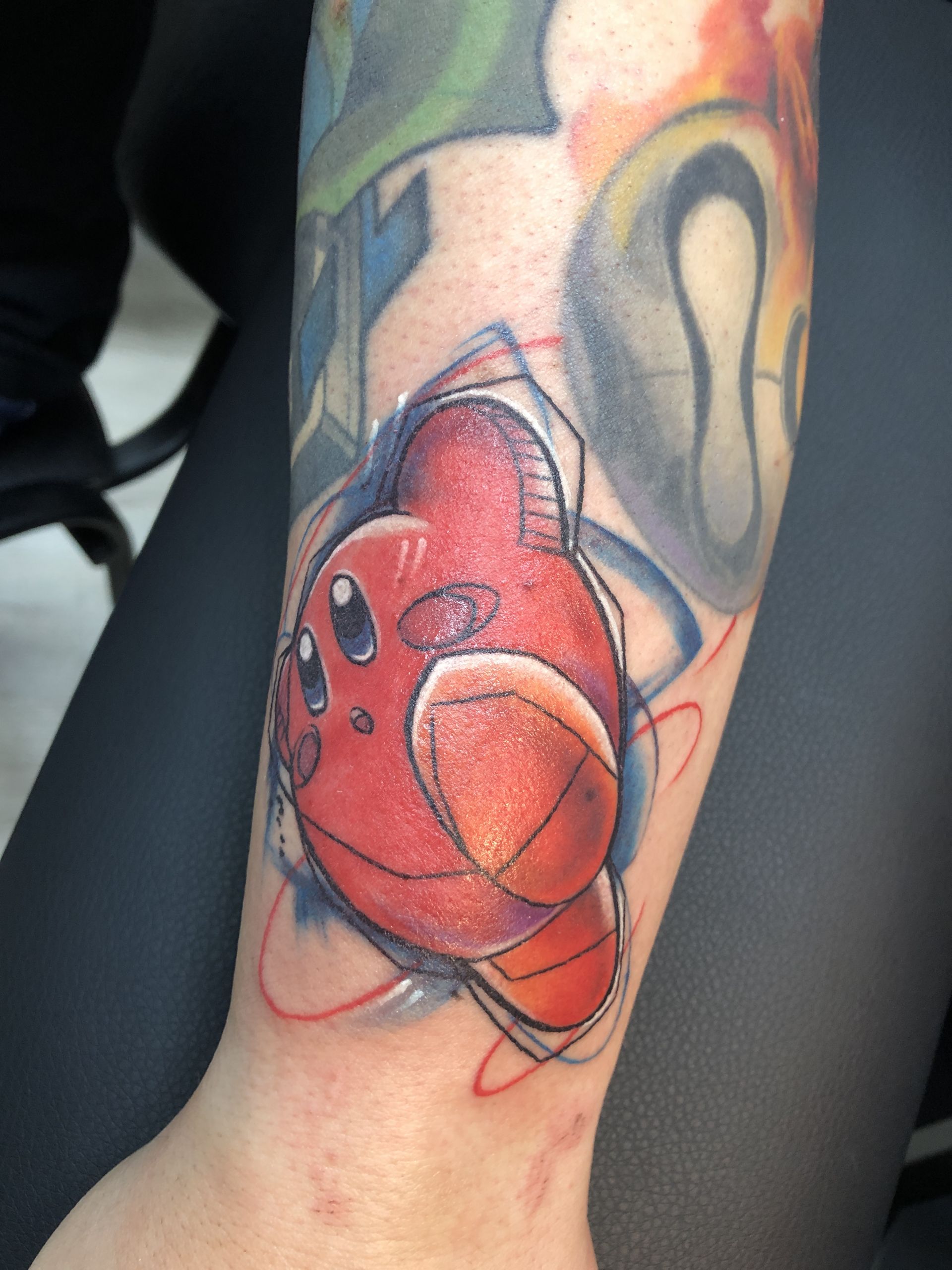 nintendo kirby tattoo
